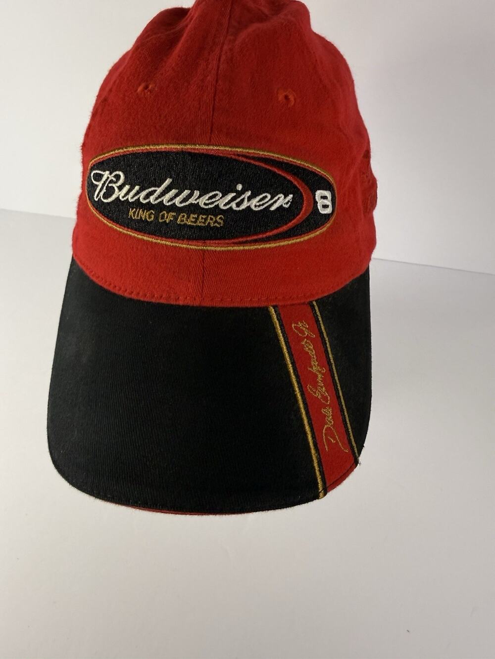 NASCAR Racing Budweiser King of Beers Dale Earnhardt Vintage Hat Cap #8